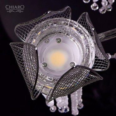 Люстра подвесная CHIARO 625010228 Лотос в водопаде 28x3W LED